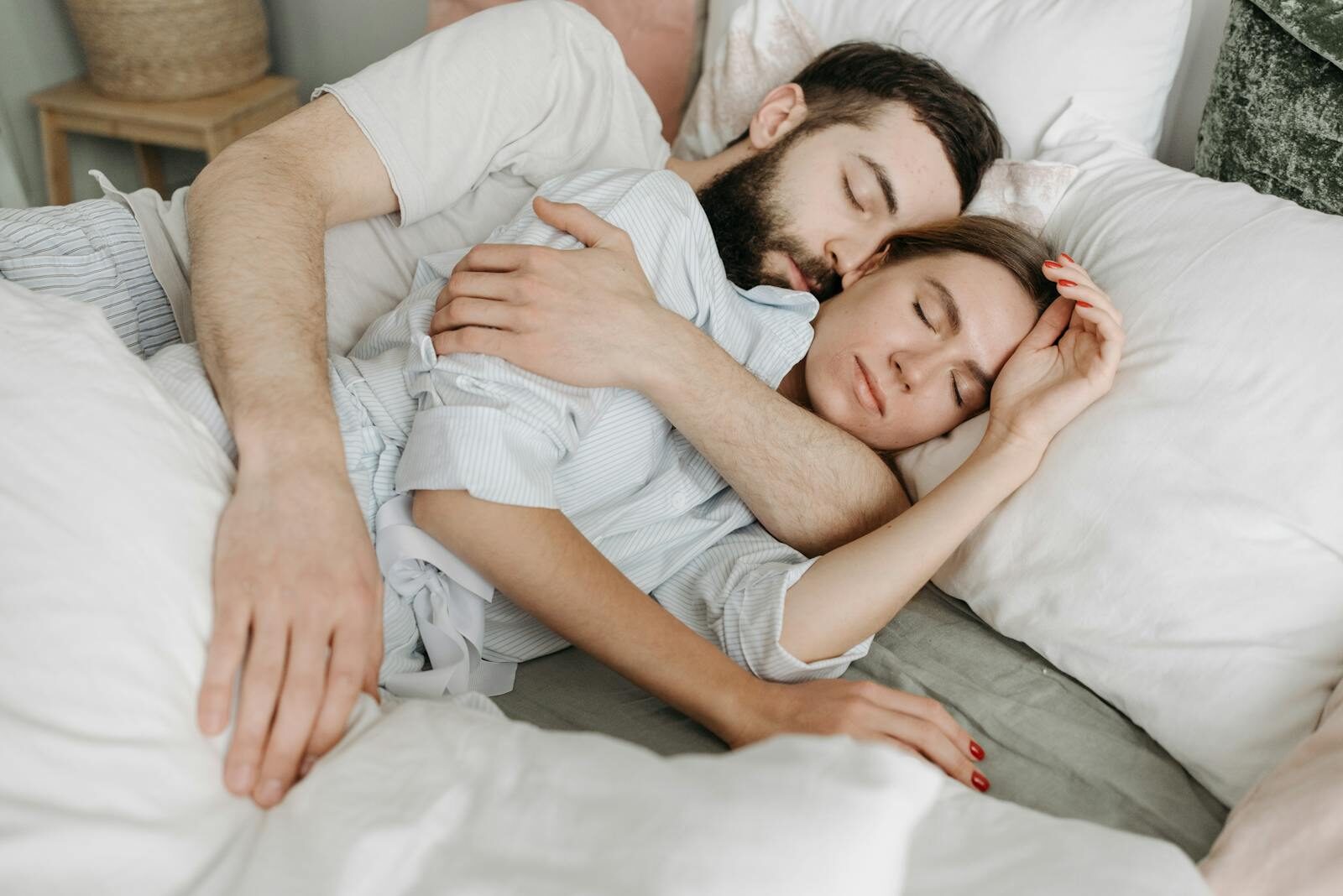 sleeping couple