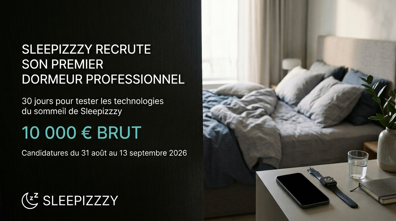 Sleepizzzy recrute son premier dormeur professionnel - 10 000 euros brut